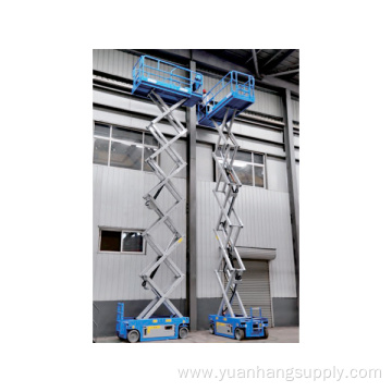 Self propelled scissor lift parameters